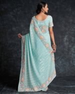 Embellished Georgette Saree - Image 4